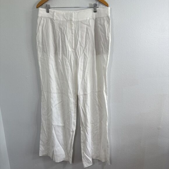 LOFT Pants - Loft‎ Pants Womens 14 The Peyton Trouser Pleated High Rise Wide Leg Baggy